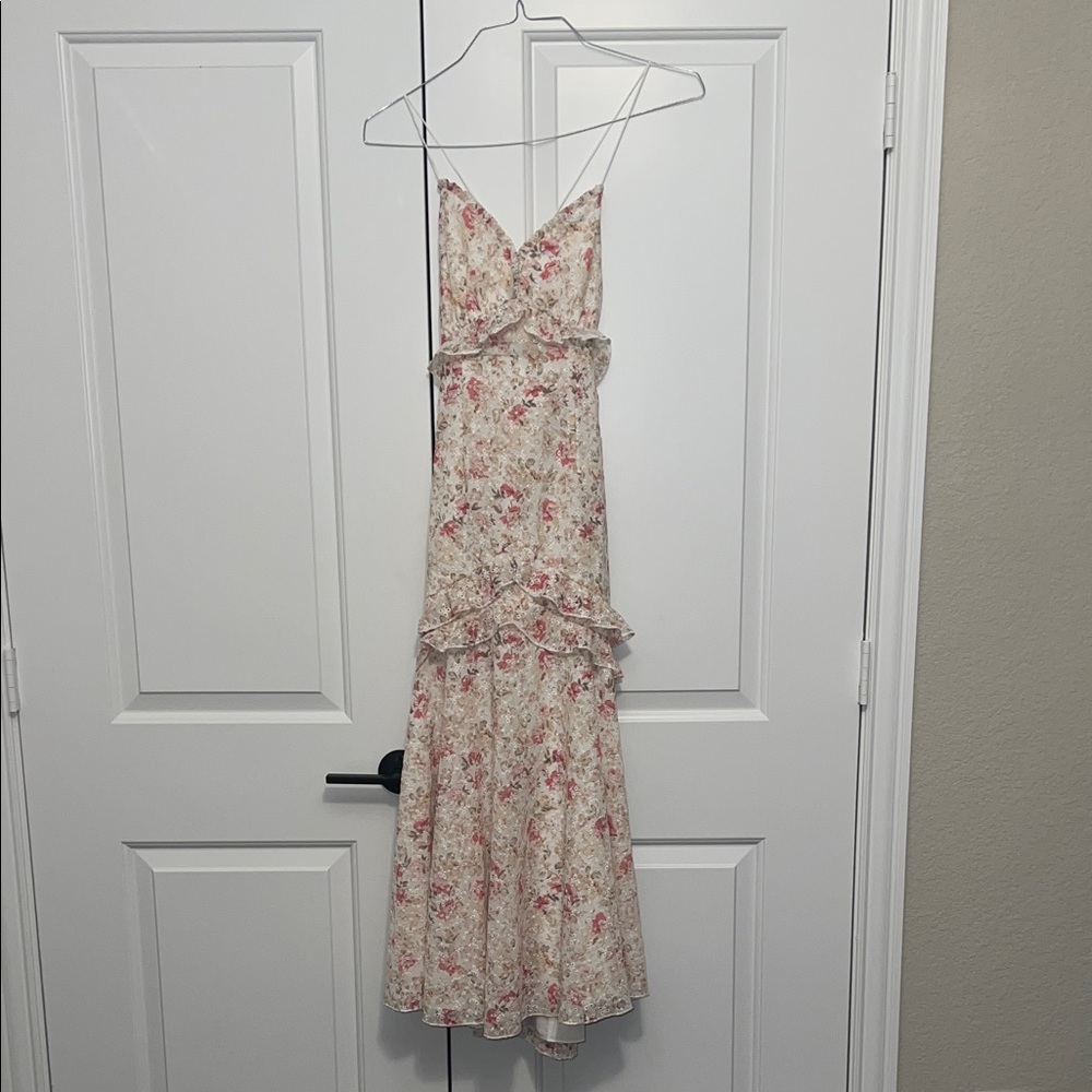 Floral Maxi Dress with Spaghetti Straps